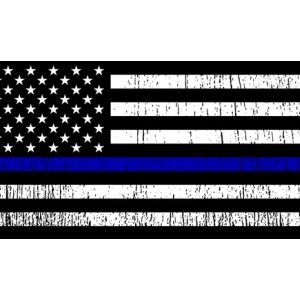 Thin Blue Line Flag