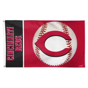 Cincinnati Reds Flag Baseball
