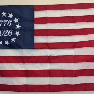 America 250 Limited Edition 3’x5′ 13 Star Betsy Ross Flag Made in USA